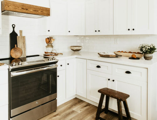 White Kitchen Cabinets: A Modern Farmstyle Look